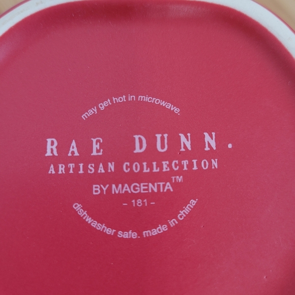 RAE DUNN -  Red mug " SANTA " - Picture 8 of 8